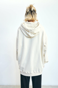 Hoodie Basic Off White - comprar online