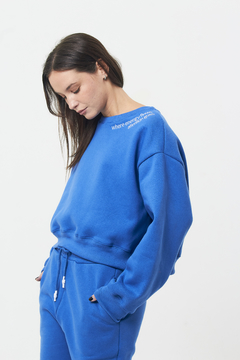 Imagen de Buzo Crop Energy Azul