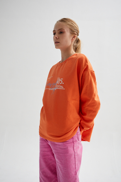 Buzo Crop Fit Naranja - MIKSON