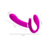 Vibrador Duplo Strapless Valerie Pretty Love na cor rosa, com dimensões totais de 19 cm de comprimento e 3,5 cm de diâmetro. 
