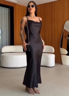 Vestido Lary Cetim