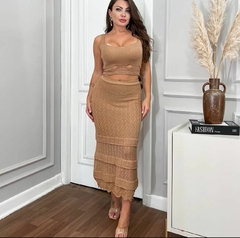Saia Modal Boho Chic na internet