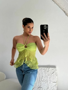 Blusa Bata Sofia Poá