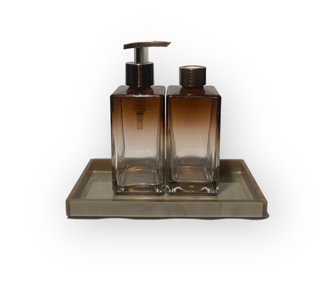 Kit Difusor de Ambiente, Sabonete Líquido e Bandeja Acrílico