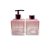 Kit Vidro Square Degrade Rosa 250ml
