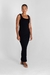Vestido Ribana Decote Reto Midi - loja online