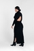 Imagem do Vestido Ribana Manga Longa Preto
