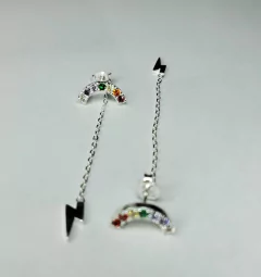 Aro Rainbow colgante (solitario) - comprar online