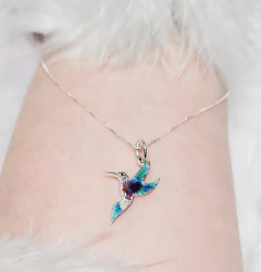 Collar Colibrí Colours chico - comprar online