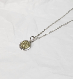 Collar San Benito Plata con Oro