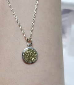 Collar San Benito Plata con Oro - comprar online