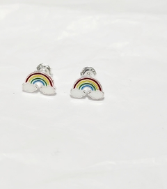 Aros Rainbow Esmaltados