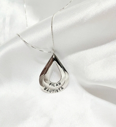 Collar 2 Alianzas Gota - comprar online