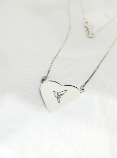 Collar Corazón Colibrí - comprar online