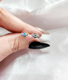 Aros Nazar multicolor - comprar online