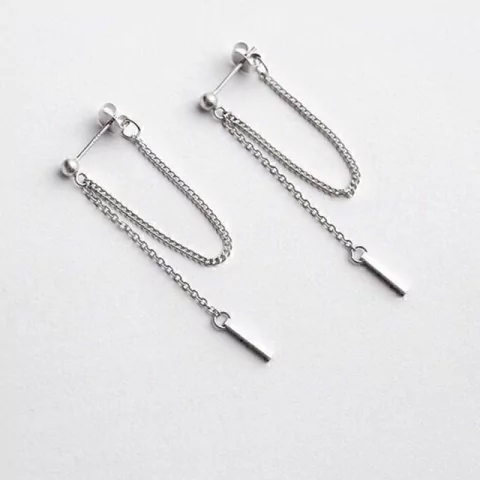 Aros barritas colgantes