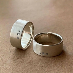 Anillo Cinta Satinado