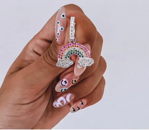 Argollita Rainbow (solitario)