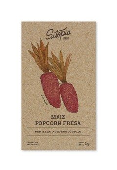 Semillas Maíz Popcorn Fresa