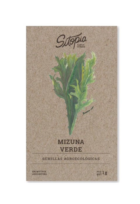 Semillas Mizuna Verde