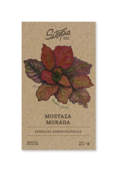 Semillas Mostaza Morada