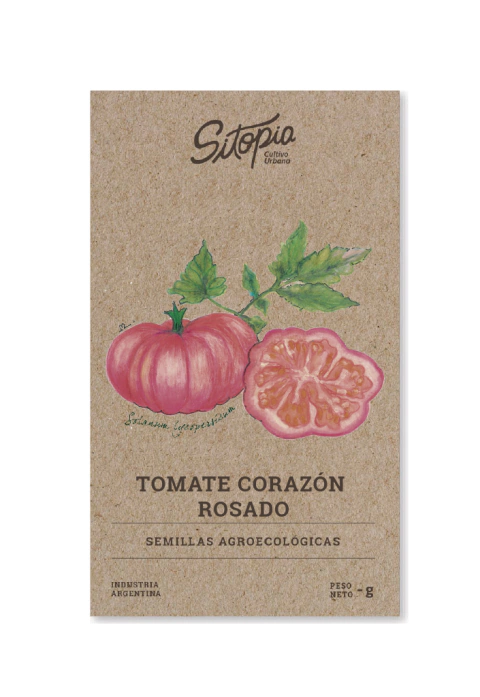Semillas Tomate Corazón Rosado