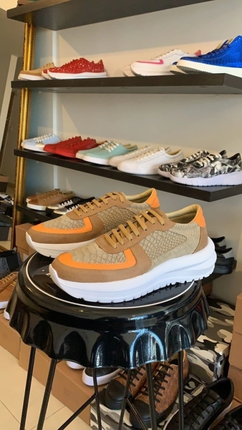 Tropea baja croco nude combinada - comprar online