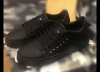 Pisa negra tachas talon croco