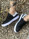 Pisa negra talon blanco