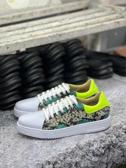 Pisa reptil verde