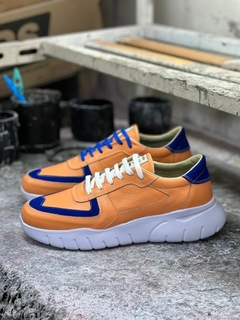 Monaco naranja y azul - comprar online