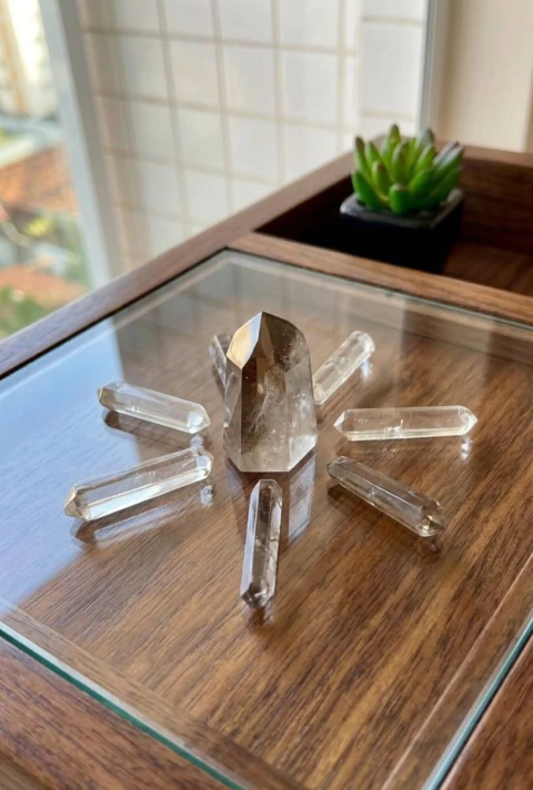 MANDALA REIKI - KIT DE QUARTZO FUMÊ - comprar online