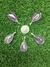 PINGENTE MINI GOTA AMETISTA - (2,5 a 3,5)cm - Pedras e cristais GOMES CRYSTALS
