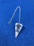 PÊNDULO CRISTAL - RADIESTESIA MESA RADIÔNICA (3,5 a 5,5)cm - Pedras e cristais GOMES CRYSTALS