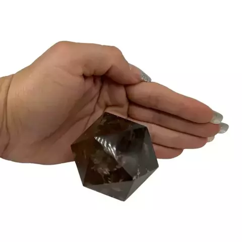 ICOSAEDRO QUARTZO FUMÊ - (50 a 99)g - comprar online