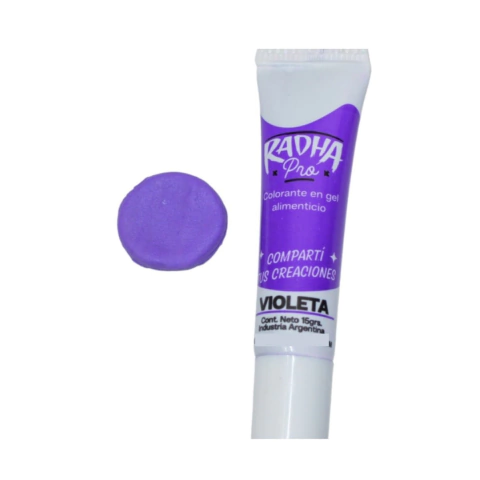 Colorante En Gel Radha Violeta 15 Grs