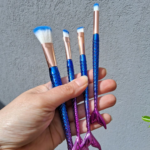 Pinceles Cola de Sirena Set x 4
