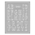 P193 - Abecedario letras - placa pvc plastica - Parpen