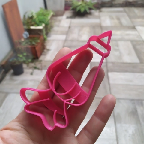 Cortante en forma de Manga 3D