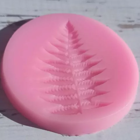 Molde Puntilla Silicona Hoja Helecho 001P6