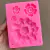 Molde Puntilla Silicona 5 Flores 003L4