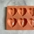 Placa Bombon Silicona corazon facetado Grande - comprar online