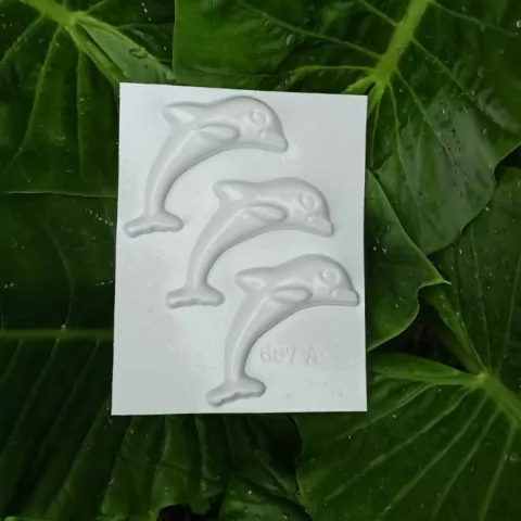 Placa Pvc Delfines x3 687A