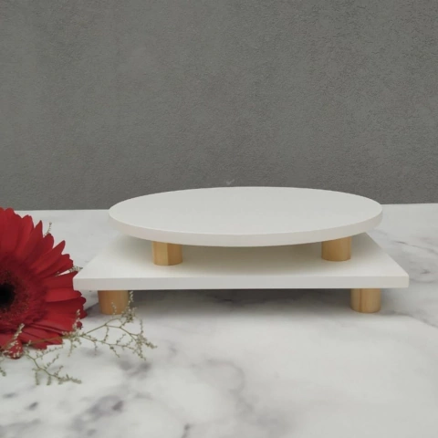 Pie de Torta Bilbao (patitas de madera)