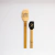 Set Espatula silicona "Cocinar es una Forma de Amar" Mango de Madera - comprar online