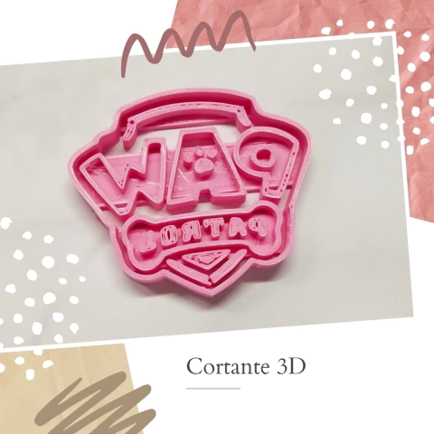 Paw Patrol Cortante 3D