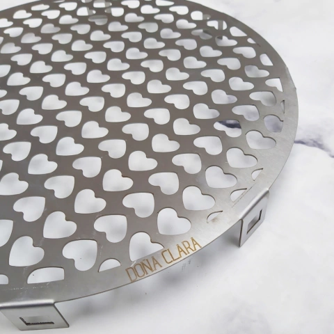 Rejilla corazones - Doña clara