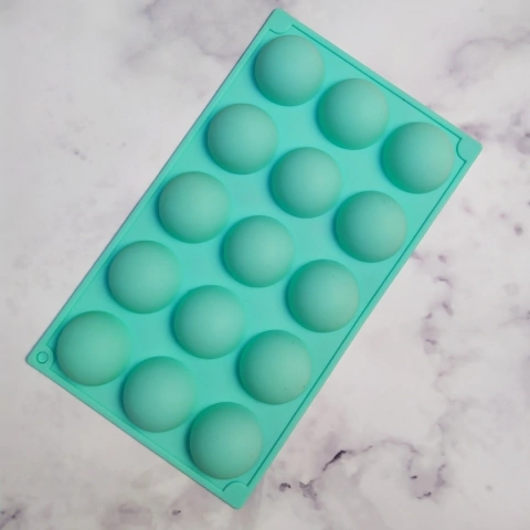 Molde de silicona media esfera