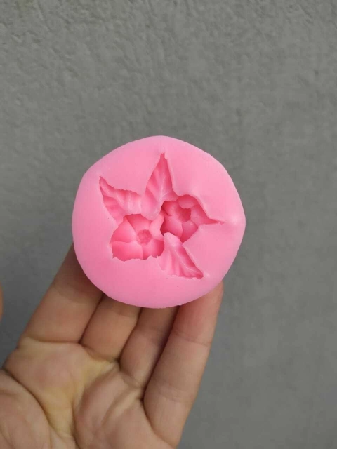 Puntilla Silicona 2 Mini Flores Juntas 36X7