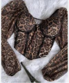 CORSET ANIMAL PRINT MANGA LARGA